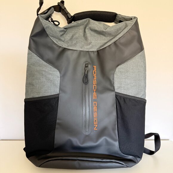 Porsche Design Backpack Grey Black Padded Computer Slot